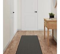 Vidaxl Tapis De Couloir Aspect Sisal Anthracite 50x300 Cm