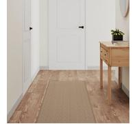 vidaXL Tapis de couloir aspect sisal sable 50x150 cm 355785