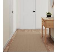 vidaXL Tapis de couloir aspect sisal sable 80 x 400 cm 355793