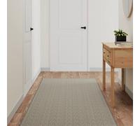 Vidaxl Tapis De Couloir Aspect Sisal Taupe 80x250 Cm
