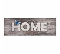 vidaXL Tapis de cuisine 60 x 300 cm motif Home en velours avec dos en latex lavable en machine