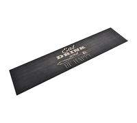vidaXL Tapis de cuisine lavable Impression cuisine noir 60x300 cm antidérapant imperméable