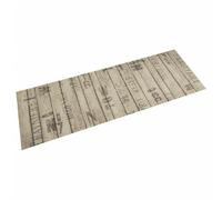 vidaXL Tapis de Cuisine Lavable Impression de Clôture, Paillasson Antidérapant, Tapis de Sol, Tapis Devant Évier, Moderne, 45x150cm Velours