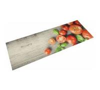 vidaXL Tapis de Cuisine Lavable Impression de Tomates, Paillasson Antidérapant, Tapis de Sol, Tapis devant Évier, Moderne, 4005621 Gris