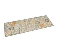 vidaXL Tapis de cuisine Hexagonale – Lavable, Antidérapant, Impression Pastel – Multicolore