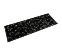 vidaXL Tapis de cuisine Morning – lavable, antidérapant, velours noir 60×180 cm