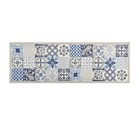 vidaXL Tapis de Cuisine Lavable Paillasson de Bureau Moquette de Sol Tapis de Couloir Tapis de Couloir Moquette de Cuisine Mosaïque 60x300 cm
