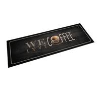 vidaXL Tapis de Cuisine Lavable Texte Coffee 60x180 cm Velours