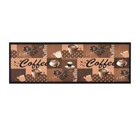 vidaXL Tapis de cuisine - Marron café