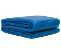 vidaXL Tapis de piscine extra-résistant Ø 417 cm, PE rond 400 μm, bleu