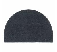 Vidaxl Tapis De Porte Gris Foncé Demi-Rond 40x60 Cm