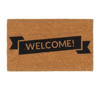 Vidaxl Tapis De Porte Naturel 45x75 Cm Fibre De Coco Touffeté