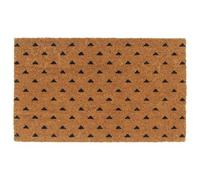 Vidaxl Tapis De Porte Naturel 45x75 Cm Fibre De Coco Touffeté