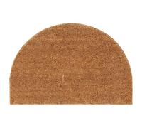 Vidaxl Tapis De Porte Naturel Demi-Rond 40x60cm Fibre De Coco Touffeté