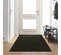 Tapis De Porte Noir Rectangulaire 120x400 Cm