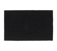 Vidaxl Tapis De Porte Noir 50x80 Cm Fibre De Coco Touffeté