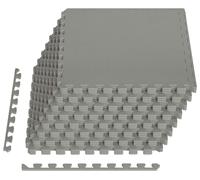vidaXL : Tapis de protection pour le fond de piscine, 24 pièces, gris, 8,64 m², en mousse EVA
