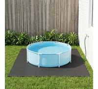 vidaXL Tapis de protection pour piscine en mousse EVA 40 pièces 14,4 m² noir