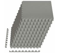 vidaXL Tapis de protection pour fond de piscine, 50 pièces, gris, 18 m², en mousse EVA