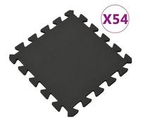 Vidaxl Tapis De Sol 54 Pcs 4,86¿ Mousse Eva Noir