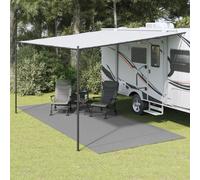 Vidaxl Tapis De Sol De Camping Anthracite 5,5x2,5 M