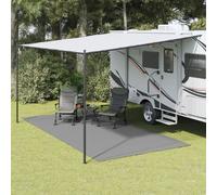 Vidaxl Tapis De Sol De Camping Anthracite 5x2,5 M