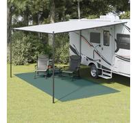 Vidaxl Tapis De Sol De Camping Vert 5x2,5 M