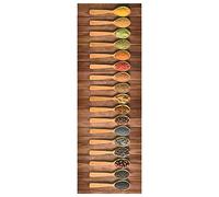 vidaXL Tapis de Sol de Cuisine Lavable Paillasson Moquette de Sol Tapis Antidérapant Bureau Salon Couloir Maison Intérieur Cuillère 60x180 cm