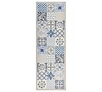 vidaXL Tapis de Sol de Cuisine Lavable Paillasson Moquette de Sol Tapis Antidérapant Bureau Salon Couloir Maison Intérieur Mosaïque 60x180 cm