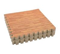 vidaXL : Tapis de protection pour le fond de piscine, 12 pièces, bois, 4,32 m², mousse EVA