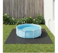 vidaXL Tapis de Sol de Piscine 24 pcs Noir 8,64 m² Mousse EVA, Tapis de Sol Moderne rectangulaire pour Piscine, Mousse Anti-dérapante, résistant à l'eau, idéal pour l'extérieur
