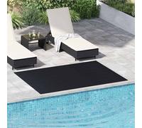 Vidaxl Tapis De Sol Noir 1,5 X 2 M Caoutchouc