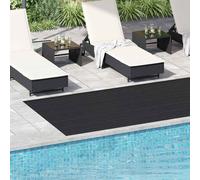 Vidaxl Tapis De Sol Noir 1,5 X 4 M Caoutchouc