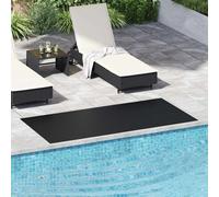 Vidaxl Tapis De Sol Noir 1 X 2 M Caoutchouc
