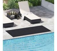 Vidaxl Tapis De Sol Noir 1 X 2 M Caoutchouc