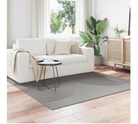 vidaXL Tapis de surface Carré GALATI Gris 200 x 200 cm Polyester 42022825
