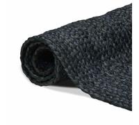 Vidaxl Tapis De Surface Carré Gris Foncé 160 X 160 Cm Jute