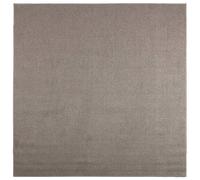 Vidaxl Tapis De Surface Carré Lugo Taupe 200 X 200 Cm Polyester