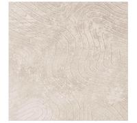 vidaXL Tapis de Surface Carré PALMERAS Beige 200 x 200 cm Polyester, Tapis Moderne antidérapant pour Salon, extérieur, Mat Doux, Durable et Facile à Entretenir