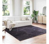 vidaXL Tapis d'intérieur SIROLO carré Beige 200 x 200 cm Polyester antidérapant