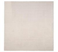 vidaXL Tapis de Surface Carré SIROLO Beige 240 x 240 cm Polyester, Tapis d'intérieur Sirolo, Grand modèle Moderne, Doux, texturé, Lavable en Machine, antidérapant