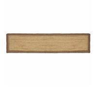 vidaXL Tapis de surface Gris 60 x 250 cm Jute 42010660