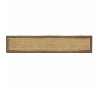 vidaXL Tapis de surface Gris 80 x 400 cm Jute 42010667