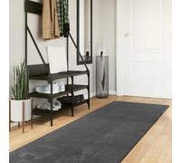 Vidaxl Tapis De Surface Huarte Anthracite 500 X 80 Cm Polyester