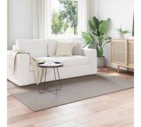 Vidaxl Tapis De Surface Lugo Crème Et Taupe 170 X 120 Cm Polyester