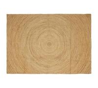 vidaXL Tapis de Surface Naturel 160 x 230 cm Jute, Décor de Salon, Grand Tapis Fait Main, Tapis en Jute Moderne, revêtement stylé pour intérieur, Unique