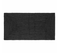 vidaXL Tapis de Surface Rectangulaire Gris foncé 100 x 200 cm Jute, Tapis en Jute Fait Main, Moderne pour Le Salon, déco Douce pour Le Sol, Durable et stylé