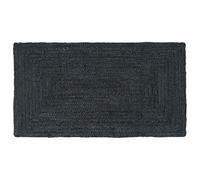 vidaXL Tapis de Surface Rectangulaire Gris foncé 60 x 110 cm Jute, Tapis en Jute Fait Main, Moderne pour Le Salon, déco Douce pour Le Sol, Durable et stylé