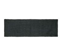 vidaXL Tapis de Surface Rectangulaire Gris foncé 80 x 250 cm Jute, Tapis en Jute Fait Main, Moderne pour Le Salon, déco Douce pour Le Sol, Durable et stylé