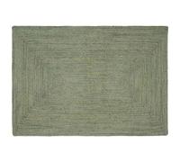 Vidaxl Tapis De Surface Rectangulaire Vert Olive 140 X 200 Cm Jute